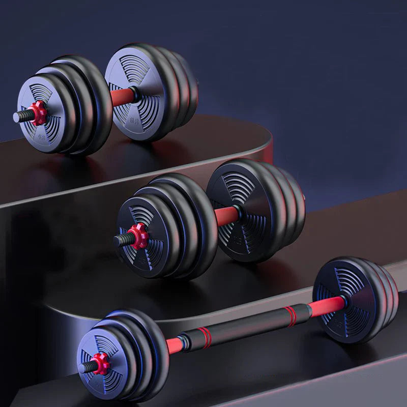 Adjustable Dumbbell & Barbell Set