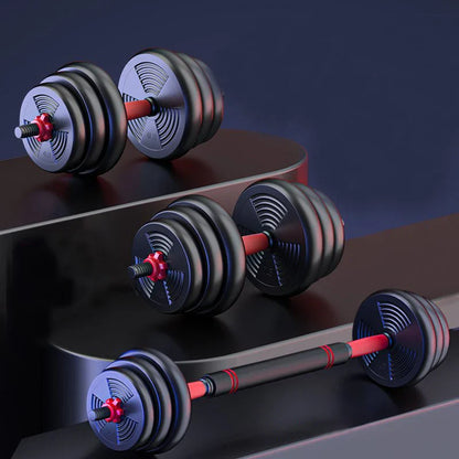 Adjustable Dumbbell & Barbell Set